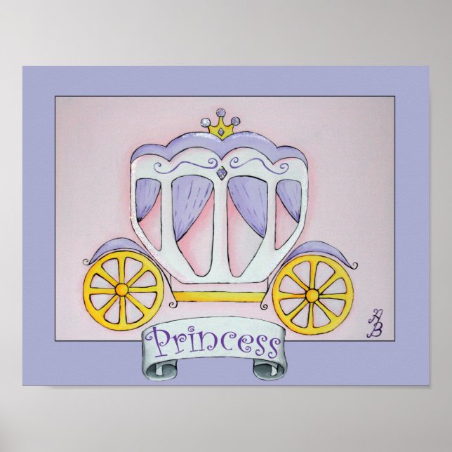 Prinsessvagn Poster (Framsidan)