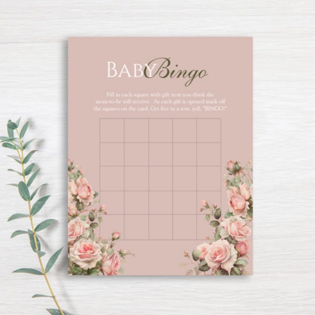 Prinsessvagn Vintage Rosor Baby Bingo (Skapare uppladdad)