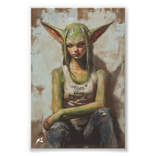 Print Aliens Exist Fototryck (Framsidan)