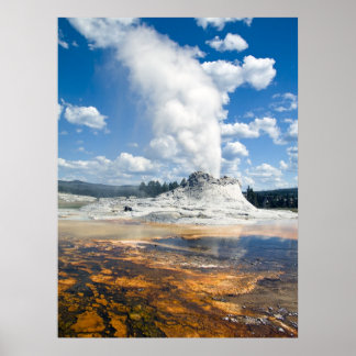 Print - Castle Geyser, Yellowstone National Park Poster
