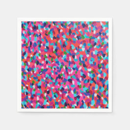 Print för Abstrakt av sommardrömmar Pappersservett