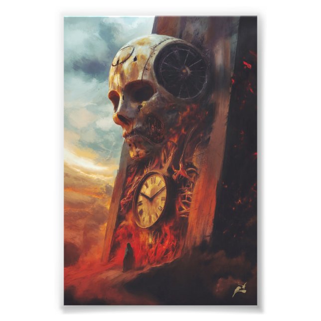 Print O Relógio e a Mortalha Fototryck (Framsidan)