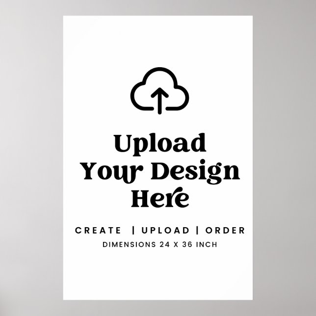 PRINT ORDER 24x36 Inch Tall Poster Event Sign (Framsidan)