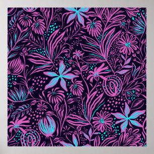 Print pattern sheets drawing poster