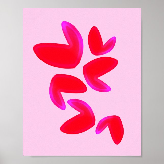 Print, Value Poster Paper (Semi-Gloss) with Hearts (Framsidan)