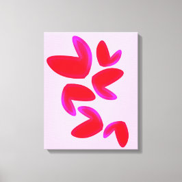 Print, Value Poster Paper (Semi-Gloss) with Hearts Canvastryck