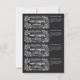 Printable Christmas Homemade Gift Labels Inbjudningar