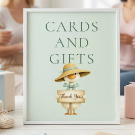 Printable Silly Goose Cards Gifts Sign Baby Shower Poster