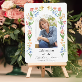 Printable Vår Flora Firande of Life Programme Inbjudningar