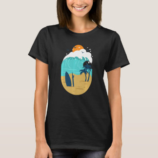 Printed Beach Illustration For Summer Vacay Or Vac T Shirt