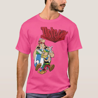 Printed Gallic Adventures Video Game Asteri Printe T Shirt