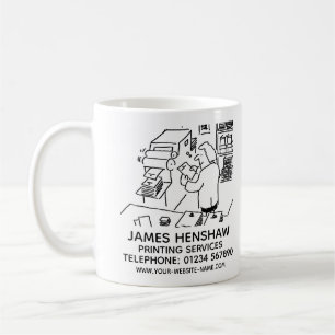 Printers Printing Services Business Promoting Kaffemugg