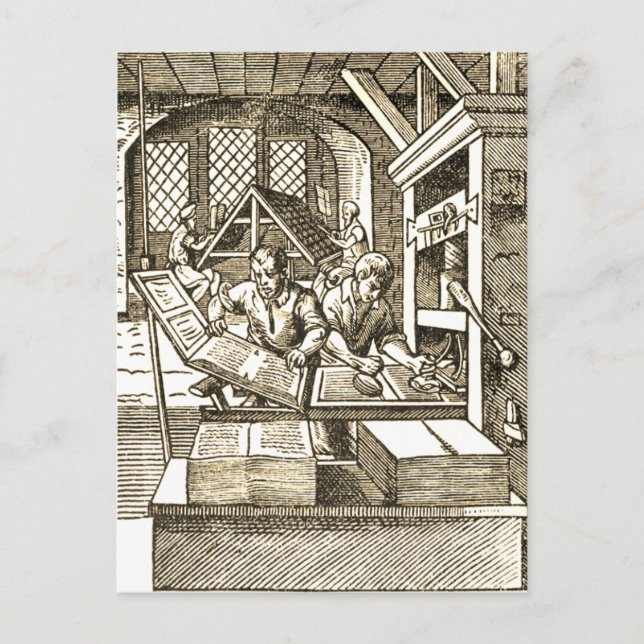 "Printing House" Vykort (Framsida)