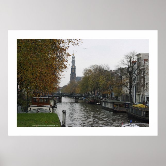 Prinzengracht. Amsterdam Poster (Framsidan)