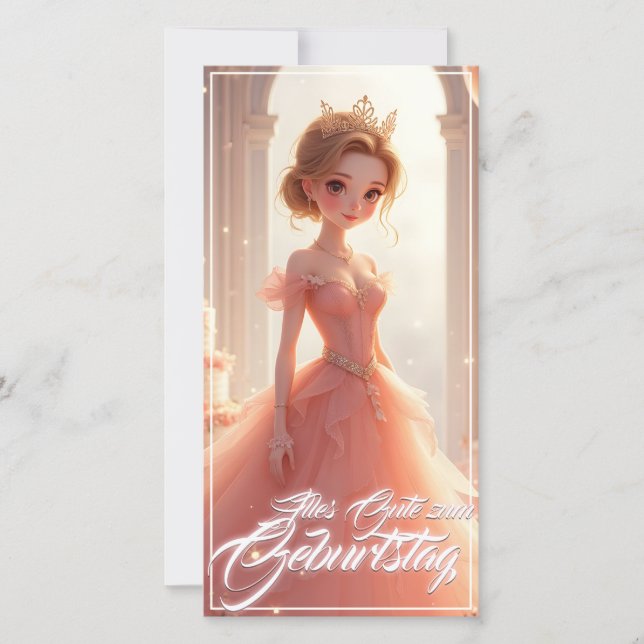 Prinzessin zum Geburtstag im rosa Traumkleid (Framsida)