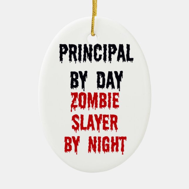 Prioriterad efter dag Zombie-skikt efter dag Julgransprydnad Keramik (Framsidan)