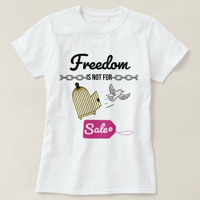 Prioriterad frihet | t shirt (Design framsida)