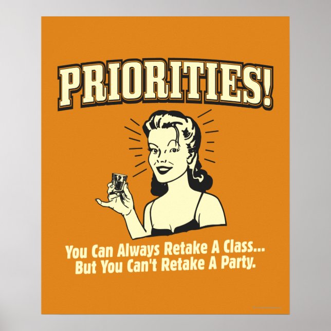 Prioriteringar: Du kan alltid göra om en klass Poster (Framsidan)