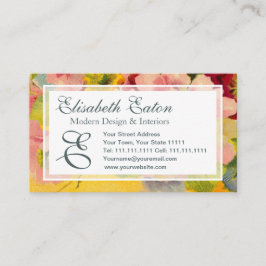 Prioriteringar för Rosa av Vintage för Elegant av  Visitkort