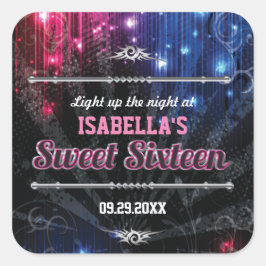 Prioritet för Ljus för magnetisk nyans Fyrkantigt Klistermärke