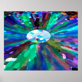 Prioritet för Måne och stjärnor vid jul Poster