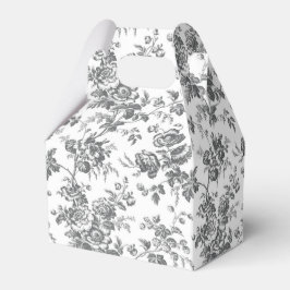 Prioritet för svartvit Fransk på arbetsytepartiet Presentaskar