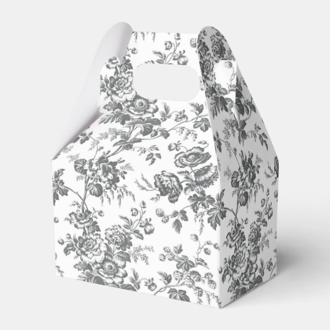 Prioritet för svartvit Fransk på arbetsytepartiet Presentaskar (Baksidan Sidan)