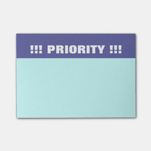 Prioritet som Posta-det noterar Post-it Block