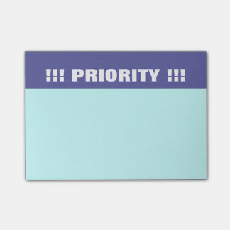 Prioritet som Posta-det noterar Post-it Block