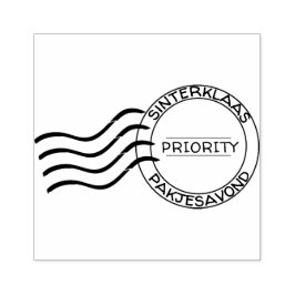 Priority stempel voor Sinterklaaspakjes Stämpel