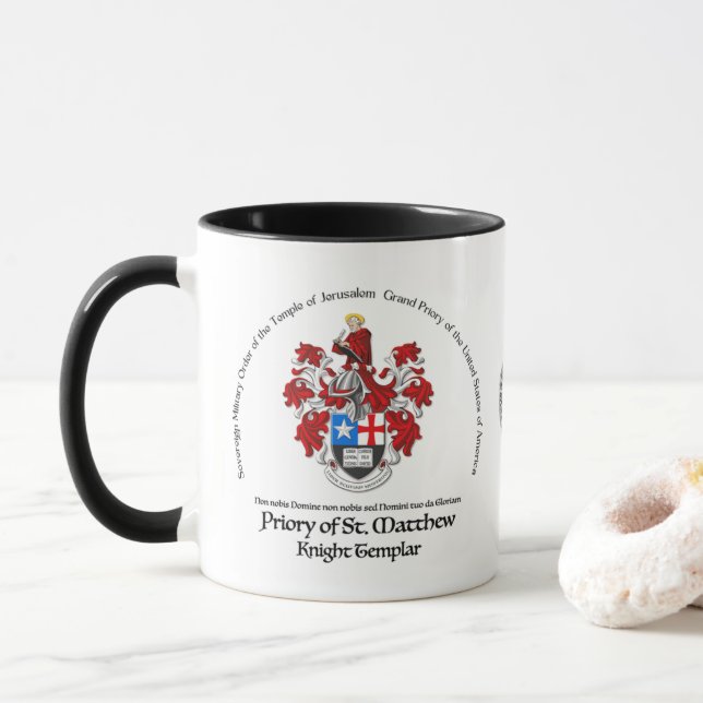 Priory of St. Matthew/SMOTJ Knight Templar Mugg (Med munk)