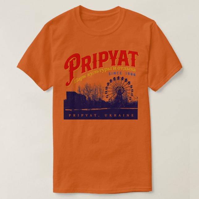 Pripyat Amusement Park T Shirt (Design framsida)