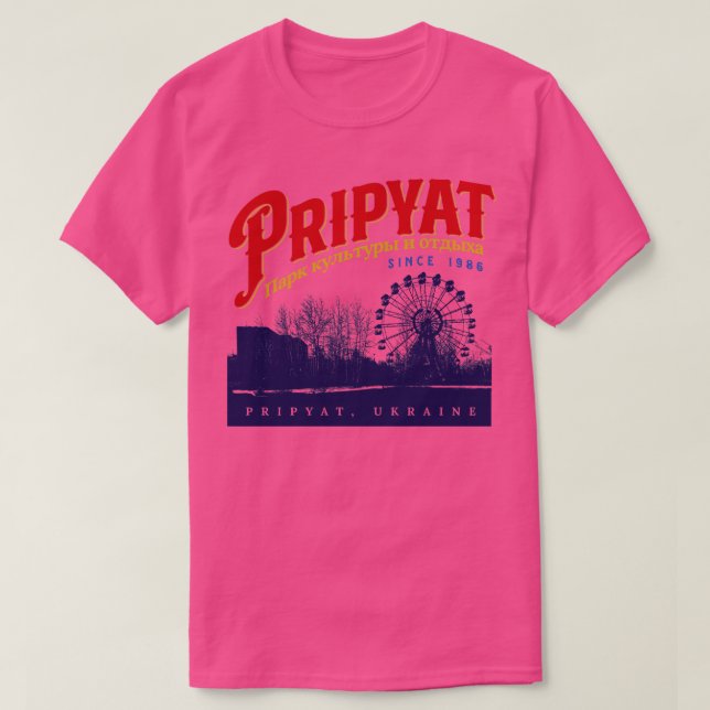 Pripyat Amusement Park T Shirt (Design framsida)