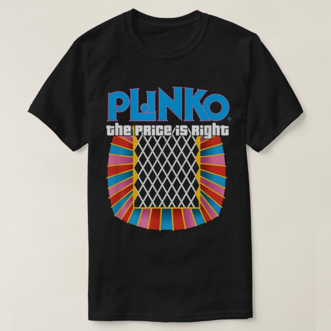 Pris är Höger Plinko T Shirt (Design framsida)