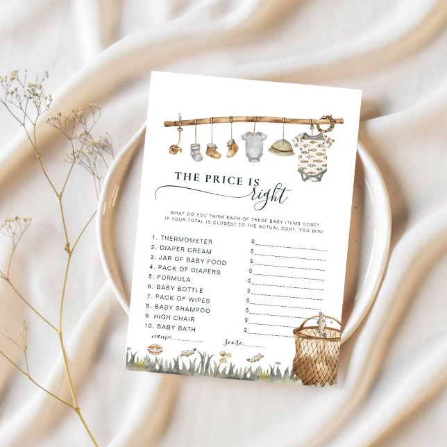 Pris är Höger Reel Roligt Fishing Baby Shower (Skapare uppladdad)