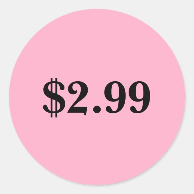 Pris etikett (Framsida)