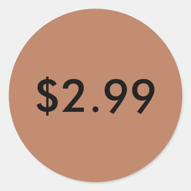 Pris etikett (Framsida)