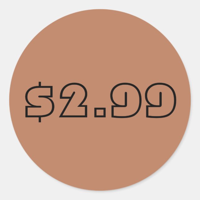 Pris etikett (Framsida)