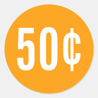 Pris etikett för Orange av anpassningsbar