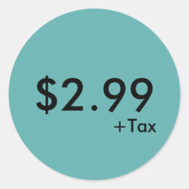 Pris etikett med moms