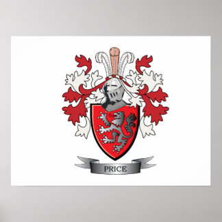 Pris Family Crest Jackar Arm Poster