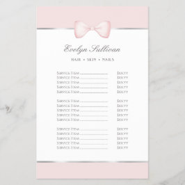 Pris flygblad för rosa av  kokpunktsbutik