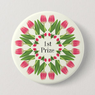 Pris, födelsedagskalender Etc Rosa Tulip Button P Knapp