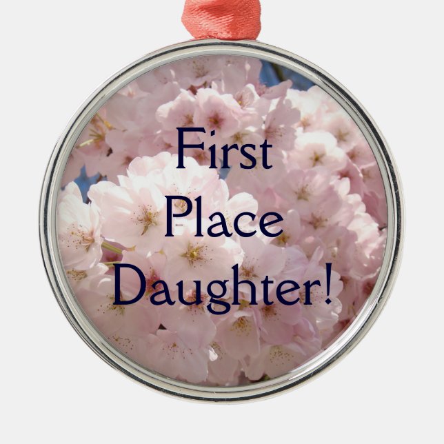 Pris för Första Plats Dotter Ornament Rosa Blossom (Framsidan)