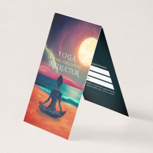 Pris förteckning över Yoga Meditation Moonlight Hi Visitkort