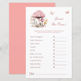 Pris gissning för Woodland Mushroom Rosa Baby Show