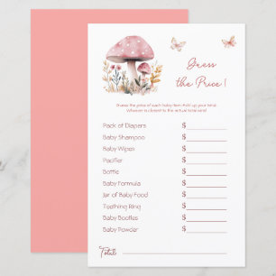 Pris gissning för Woodland Mushroom Rosa Baby Show