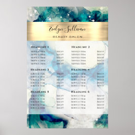 Pris lista över blåskärmsfärgade vattenfärger med poster