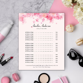 Pris lista över blommigt Rosa Makeup Hair Stylist 