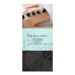 Pris lista över daglig massagebehandling {Teal Blu Reklamkort